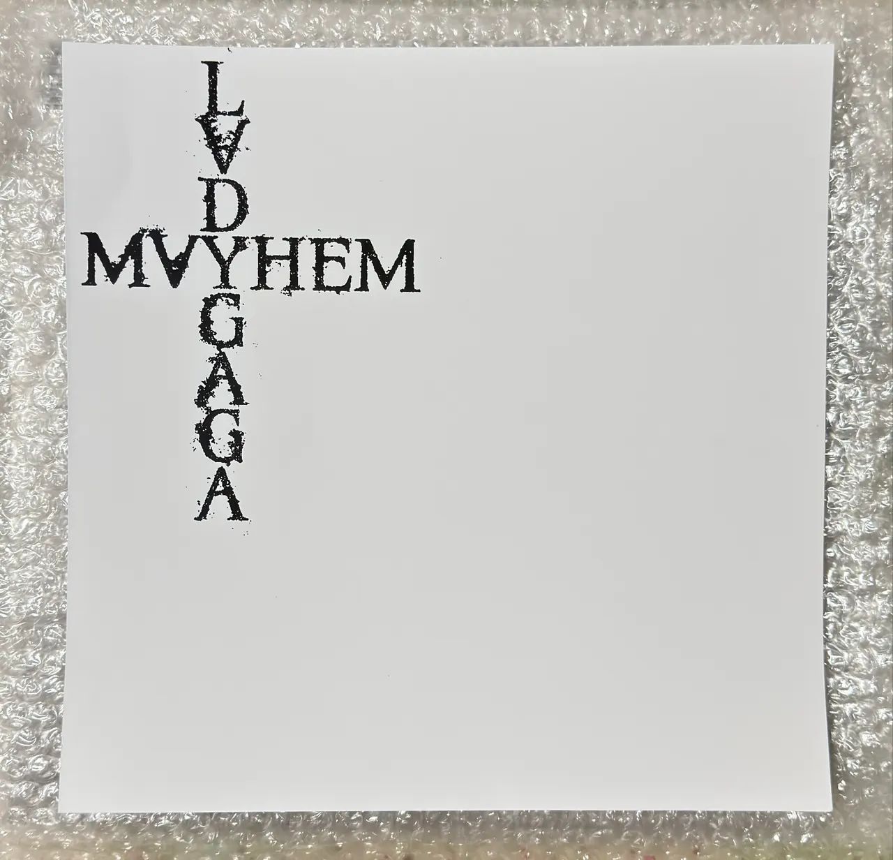 Lady Gaga MAYHEM Litografia Autografada - Foto 2