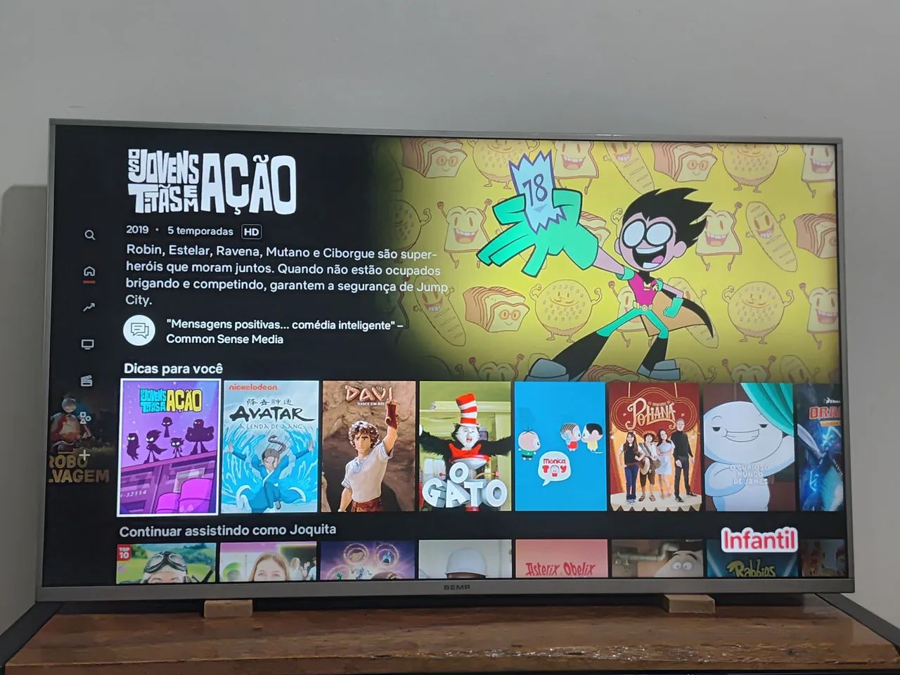 Smart Tv 50 Polegadas 4k Ultra HD Netflix YouTube Wi-Fi  - Foto 4
