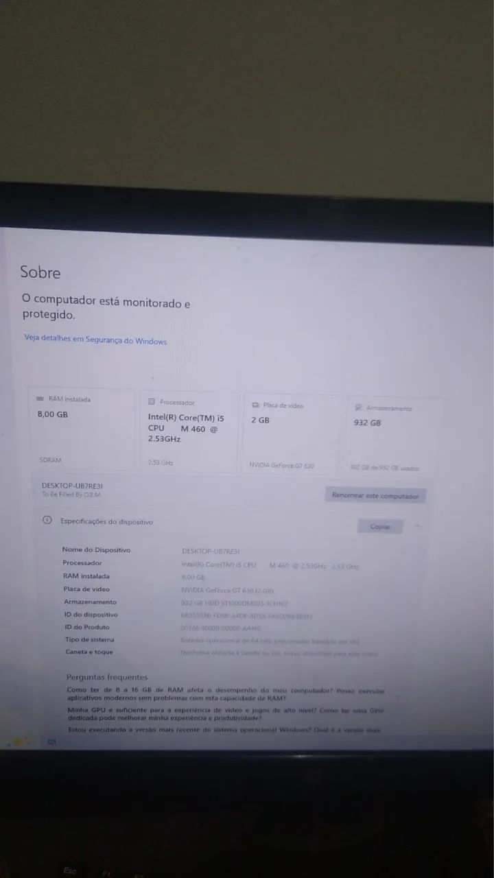 Computador, monitor, impressora, mesa para computador  - Foto 2