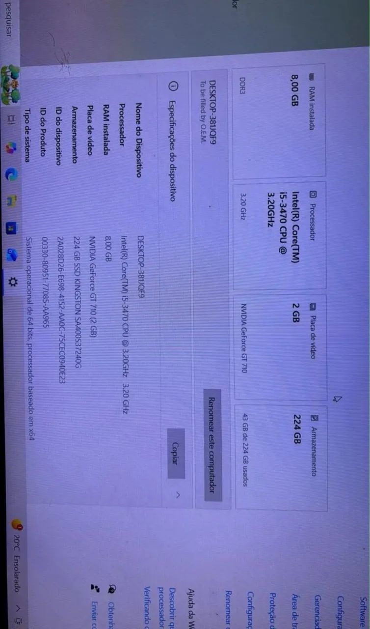 Pc intel i5 + teclado - Foto 4