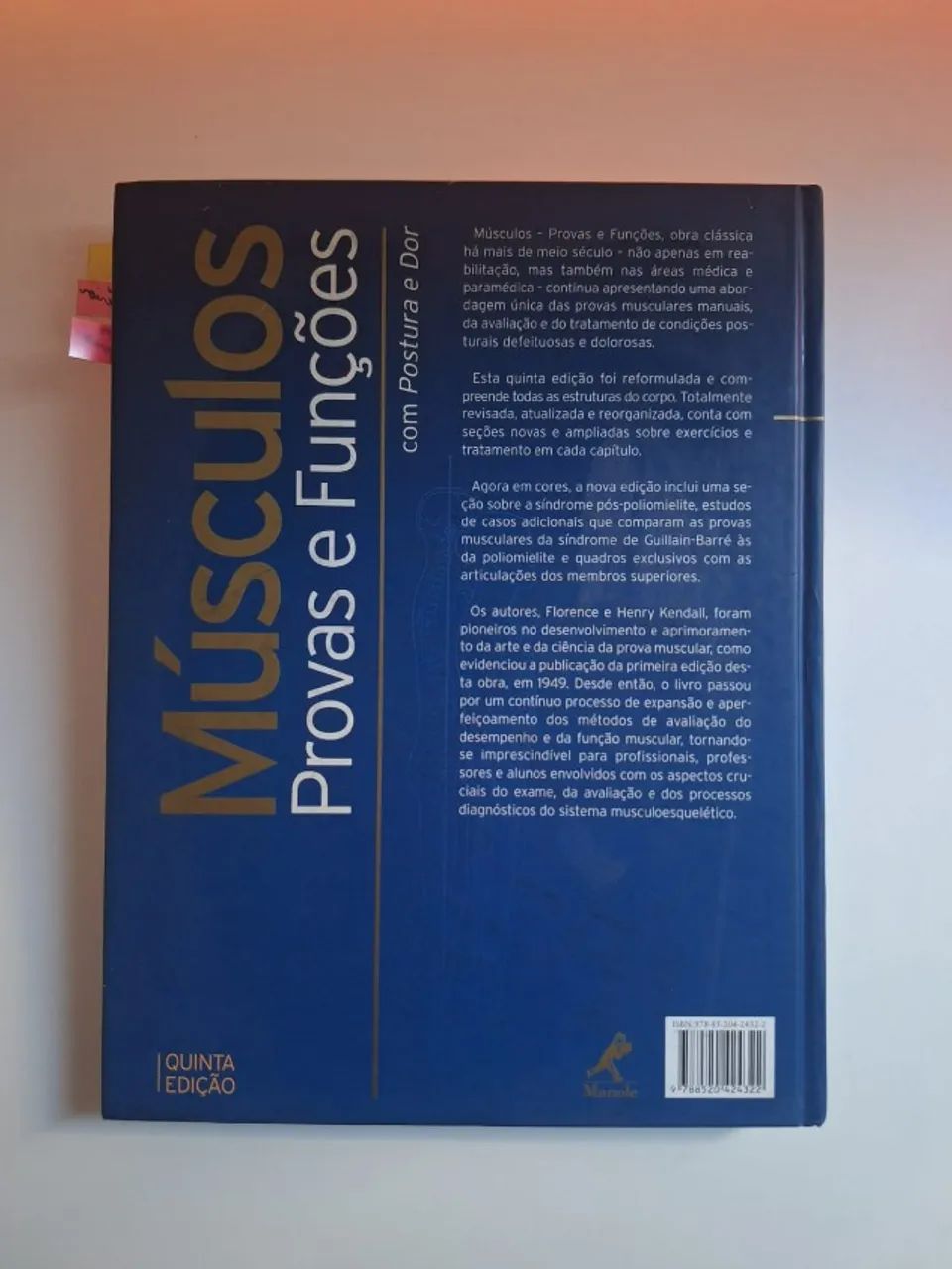 Músculos Provas e Funções - Kendall - 5ª Edição - Manole (capa