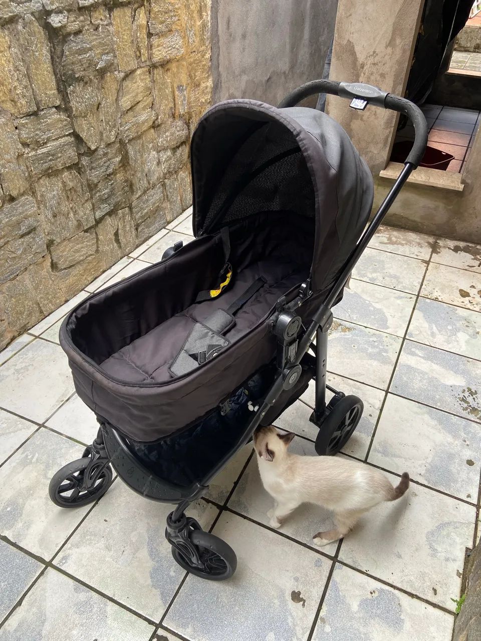 Carrinho de bebê Moisés + bebê conforto e base  - Foto 3