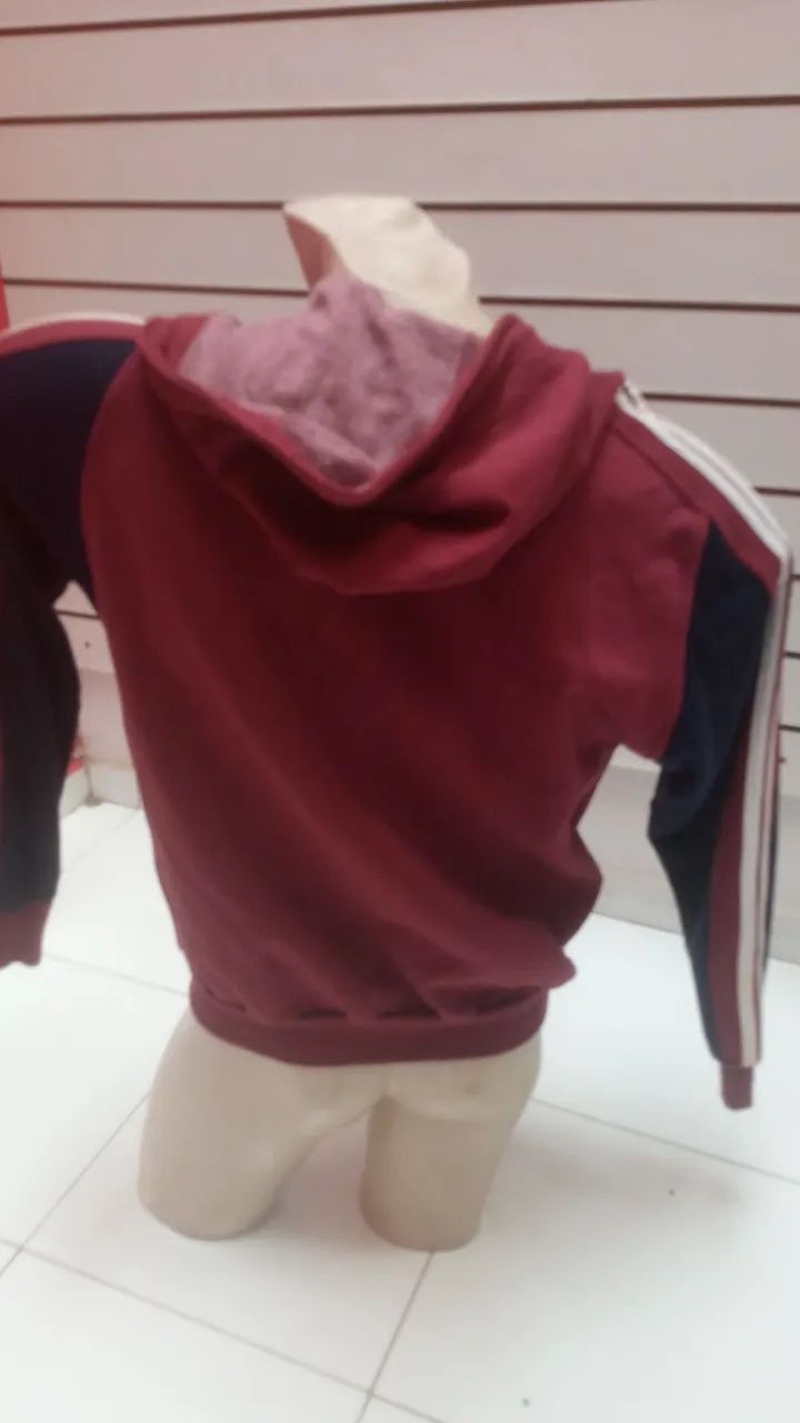 BLUSA DE MOLETON ADIDAS ORIGINAL ANOS 90 NOVA - Foto 3