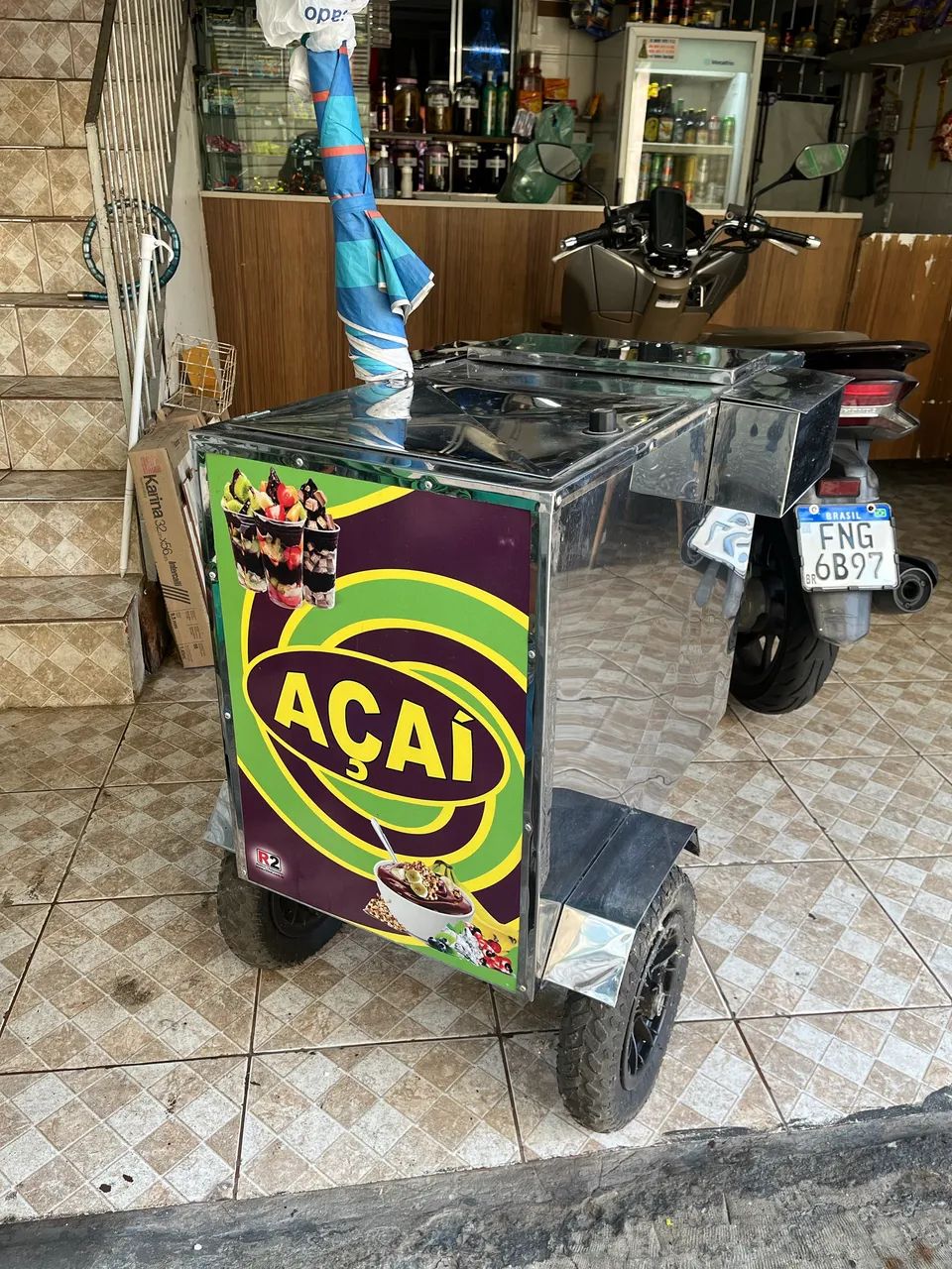 Carrinho de acai e sorvetes  - Foto 4