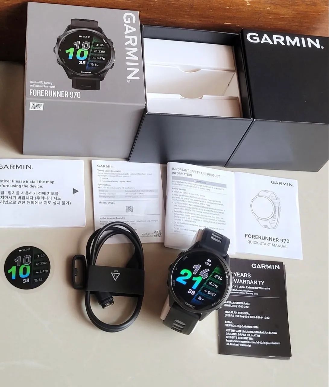 Garmin Forerunner 970 novo 