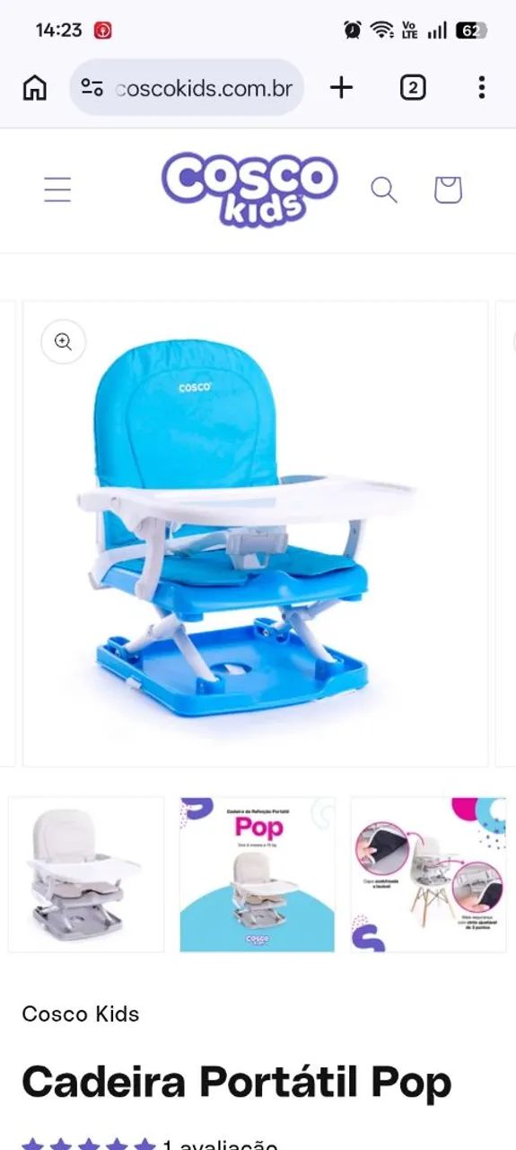Cadeira de alimentação Cosco  - Foto 5