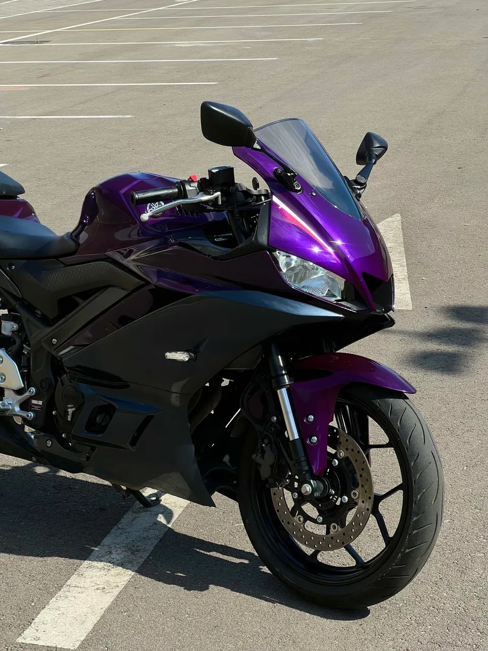 Yamaha R3 roxa - 4300km - Foto 2