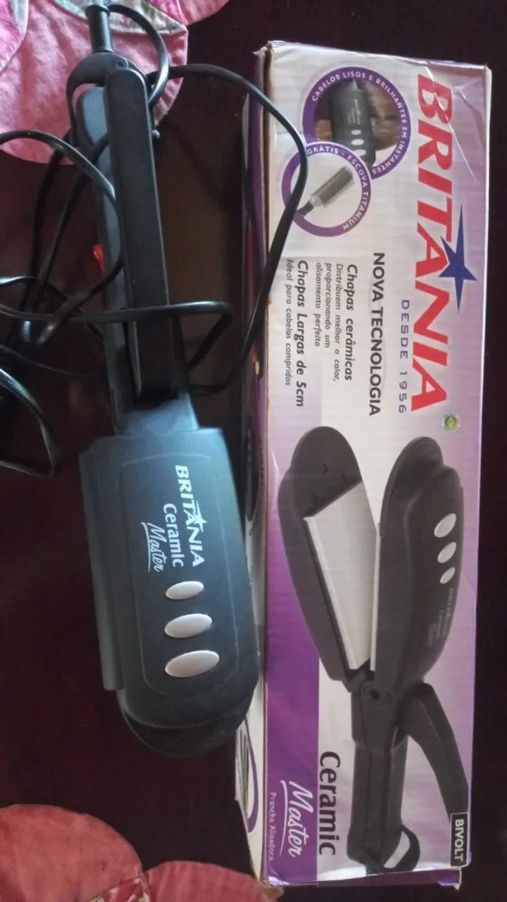 Prancha Alisadora Master Ceramic - Britânia