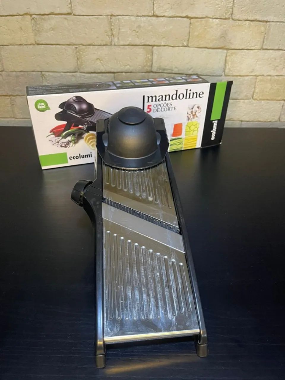 Fatiador Mandoline Inox Novo na Caixa 5 Cortes - Foto 4