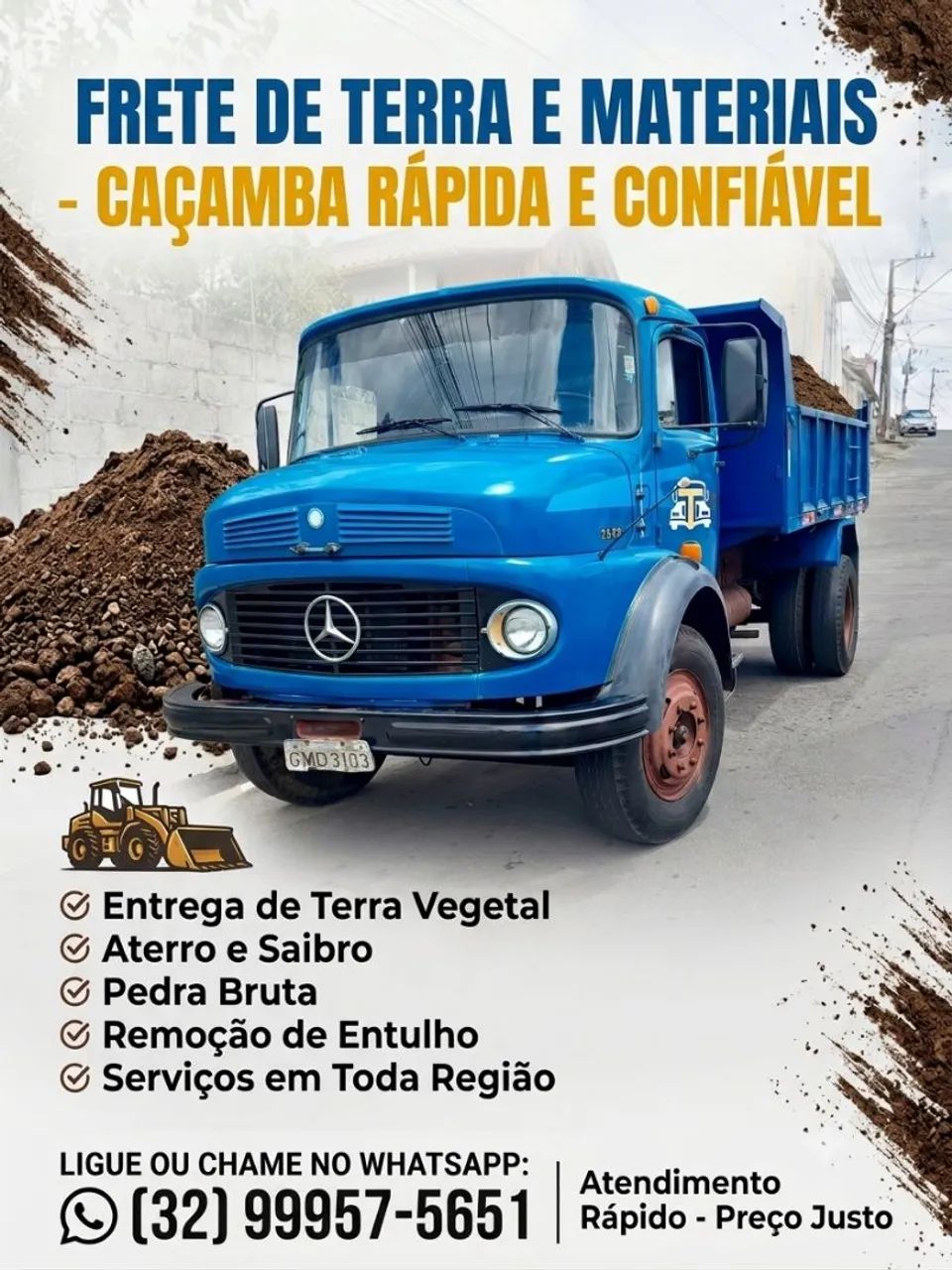 Viagens de terra e serviços em geral