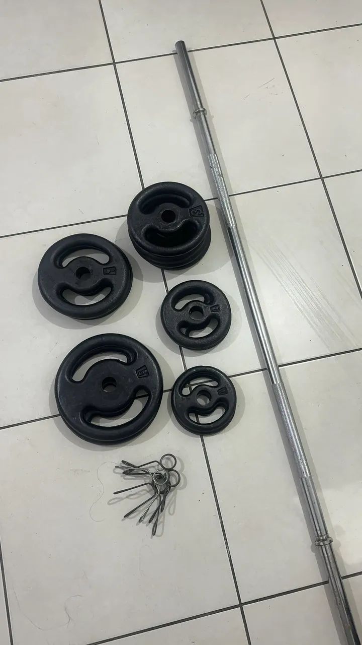 Kit musculação 