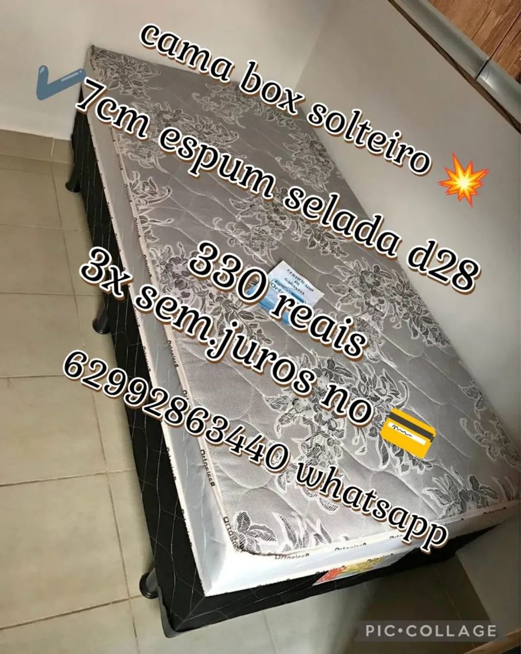 Camas box base e colchões 