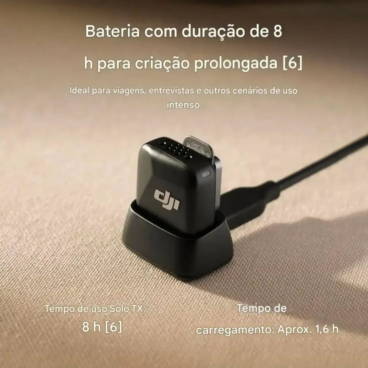 Dji Mic Mini Microfone Novo - Foto 5