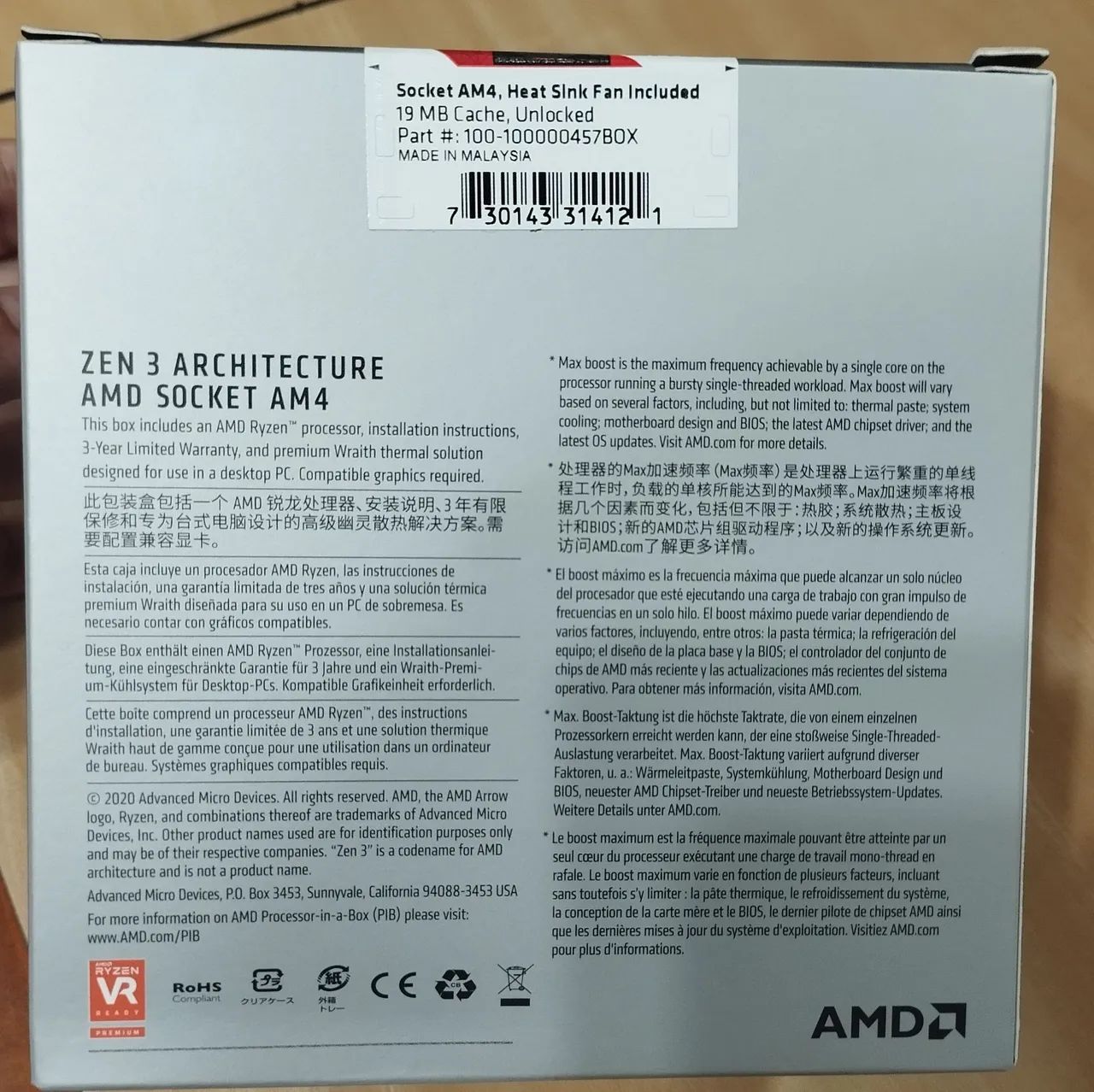 Processador Amd Ryzen 5 5500 - Foto 3