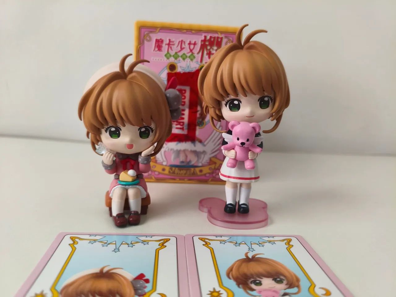 ⭐さくら様おまとめ4点♥️トレジャーBOX他⭐--156・157・162・166 Caixa misteriosa Sakura card captors + duas figures 7 cm e 8cm