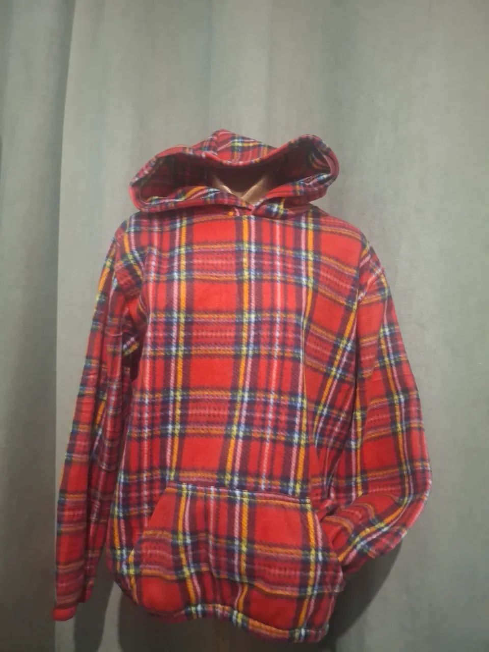 Jaqueta xadrez vermelho soft tm gg - Foto 2