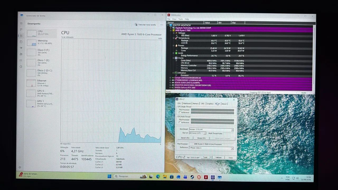 Kit upgrade AM5 +16gb 5200mhz - Foto 2