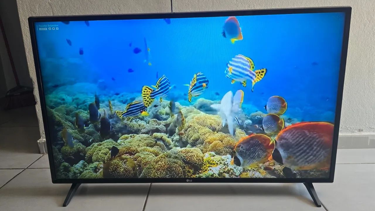 Vendo esta TV smart  LG de 43' polegadas tudo funcionando com controle - Foto 3