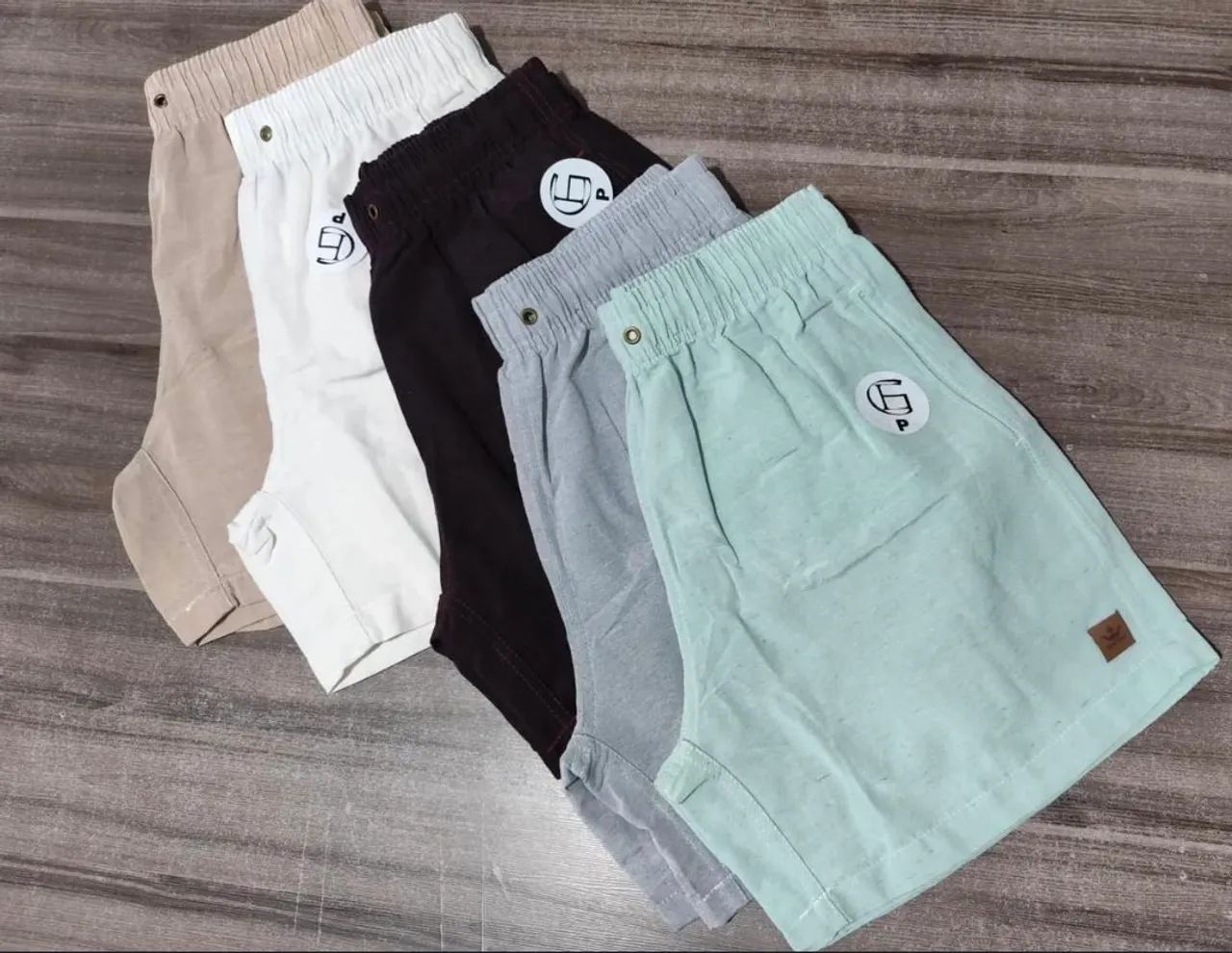 Short linho masculino