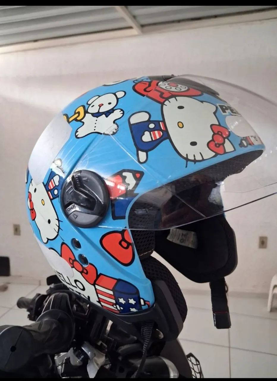 Vendo esse capacete peels ceme novo tamanho 58 - Foto 2