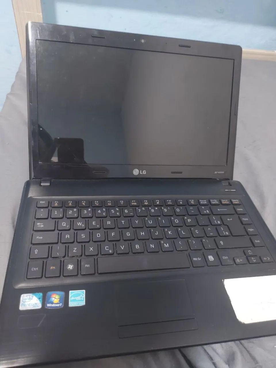 Notebook LG com defeito