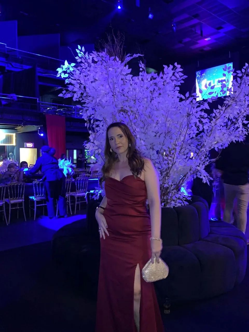 Vestido de festa Marsala  - Foto 3