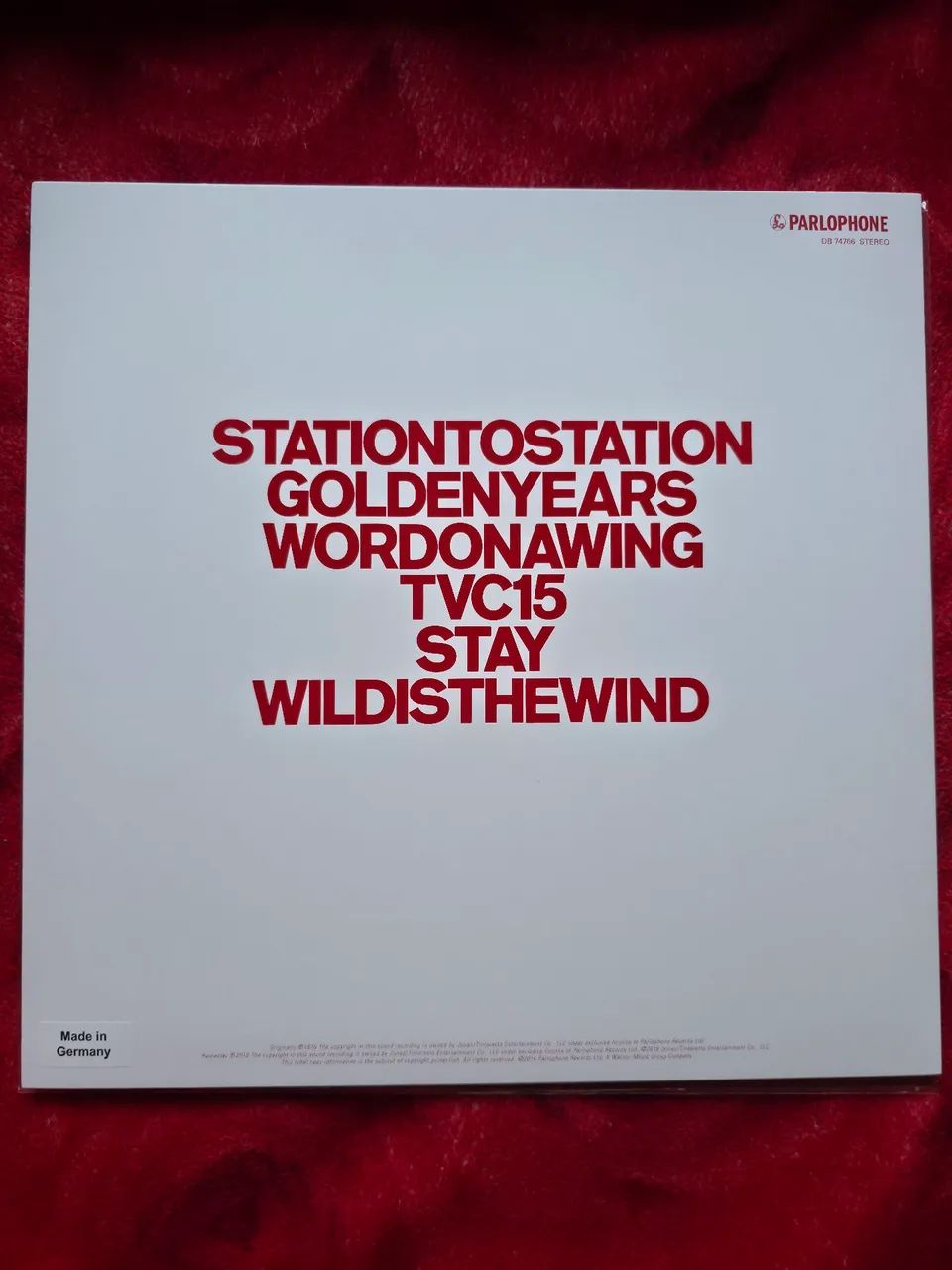 Disco de vinil David Bowie - Station to Station - Foto 2