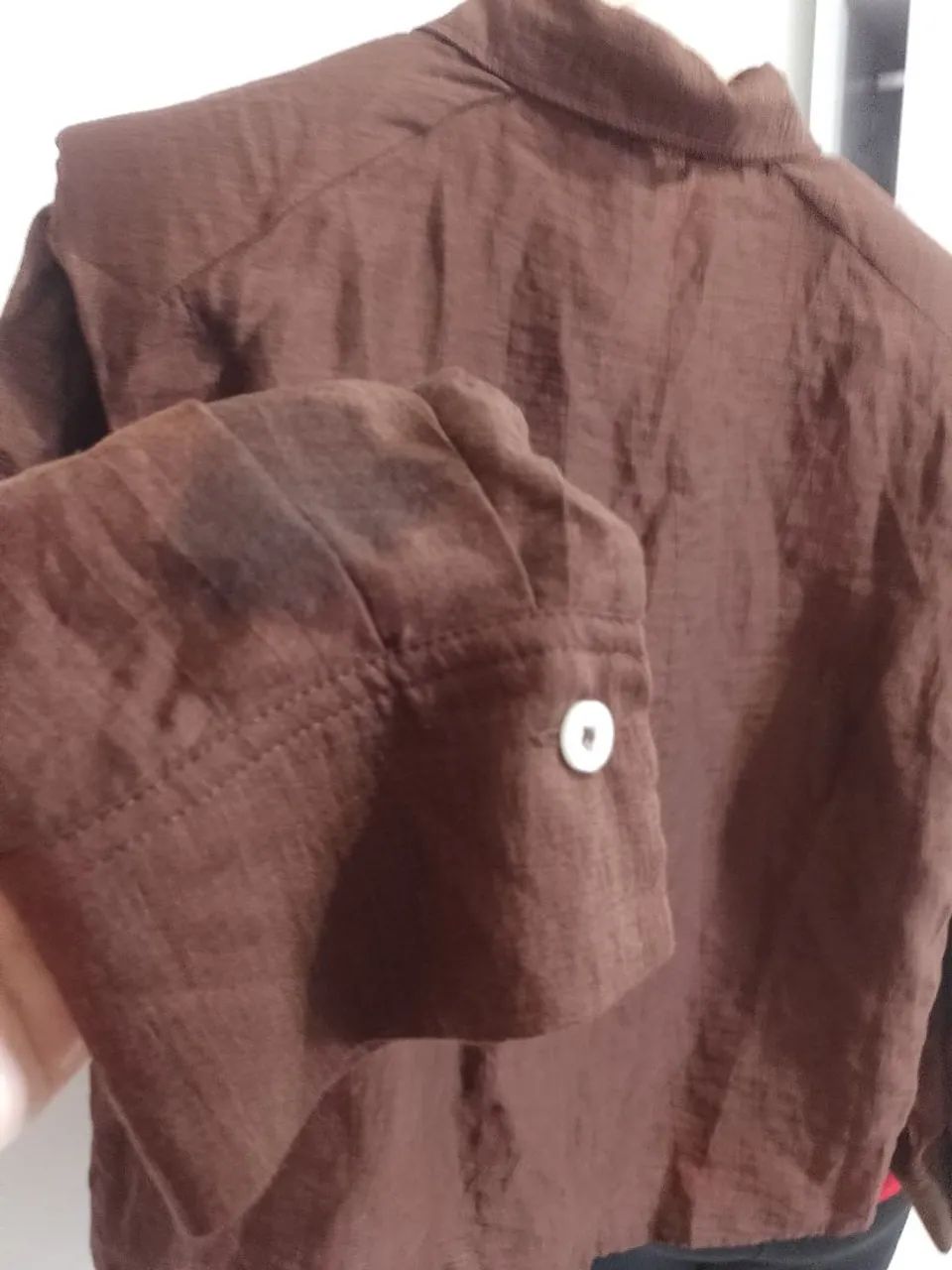 Blusa Zara Marrom PP - Foto 3