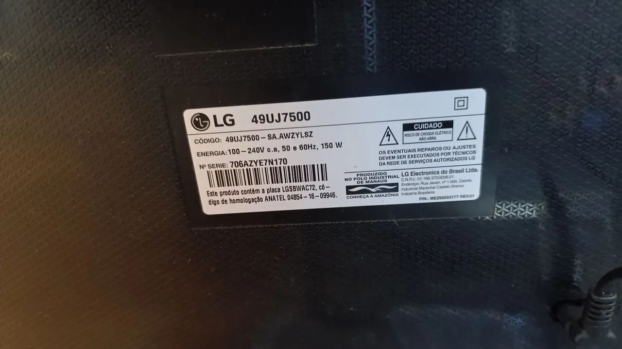 Smart tv LG 49 (detalhe) - Foto 4