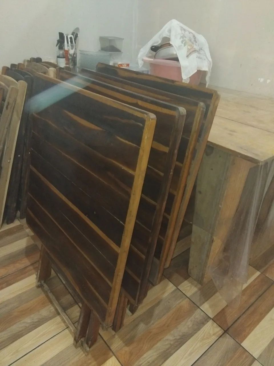 4 Conjuntos de mesa rustico - Foto 3