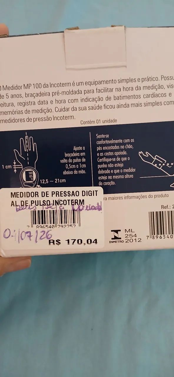 Medidor de Pressão Arterial e Pulsação  - Foto 3