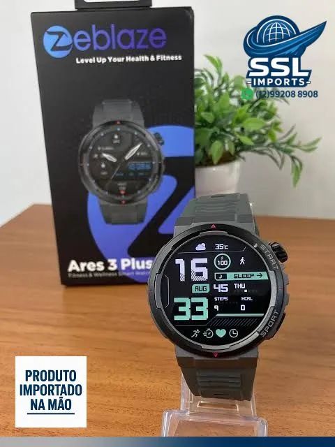 Smartwatch Zeblaze Ares 3 Plus AMOLED Bluetooth IP68