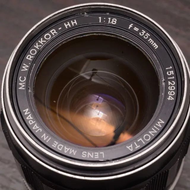 Lente Minolta MC W.Rokkor-HH 35mm f1.8 - Acessórios para Câmeras e
