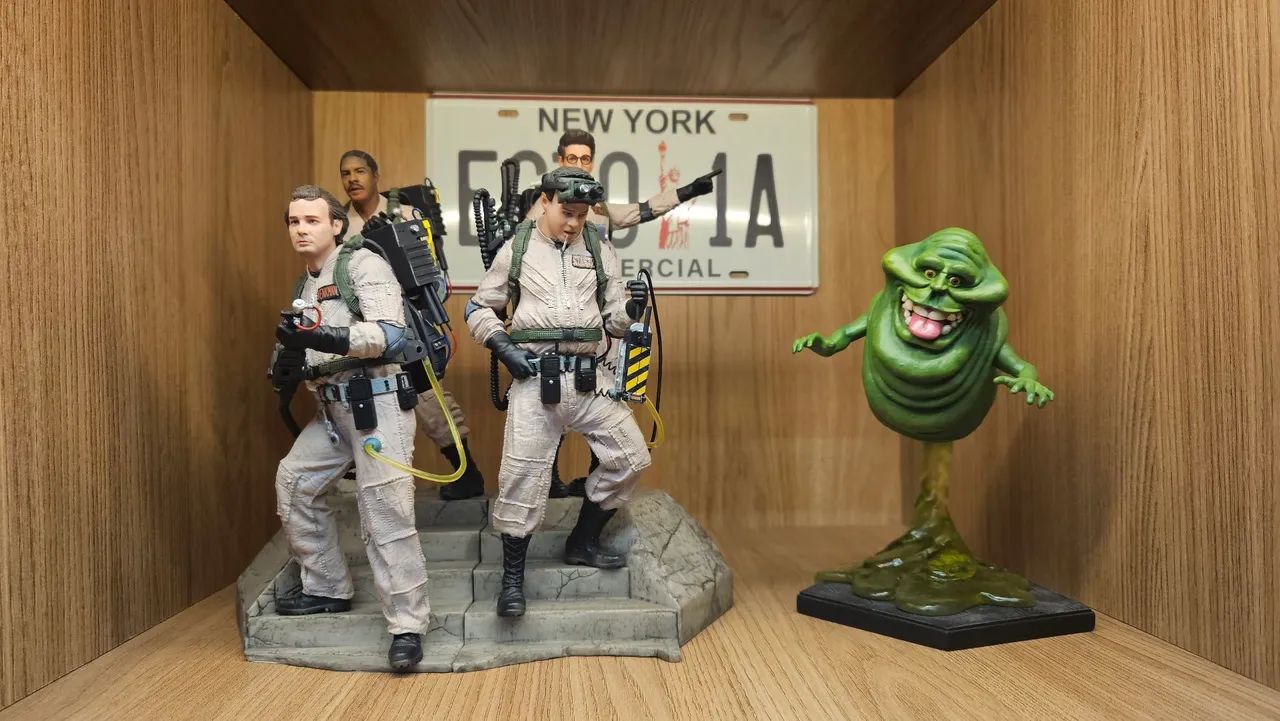 Set Ghostbusters Iron Studios com Brinde!