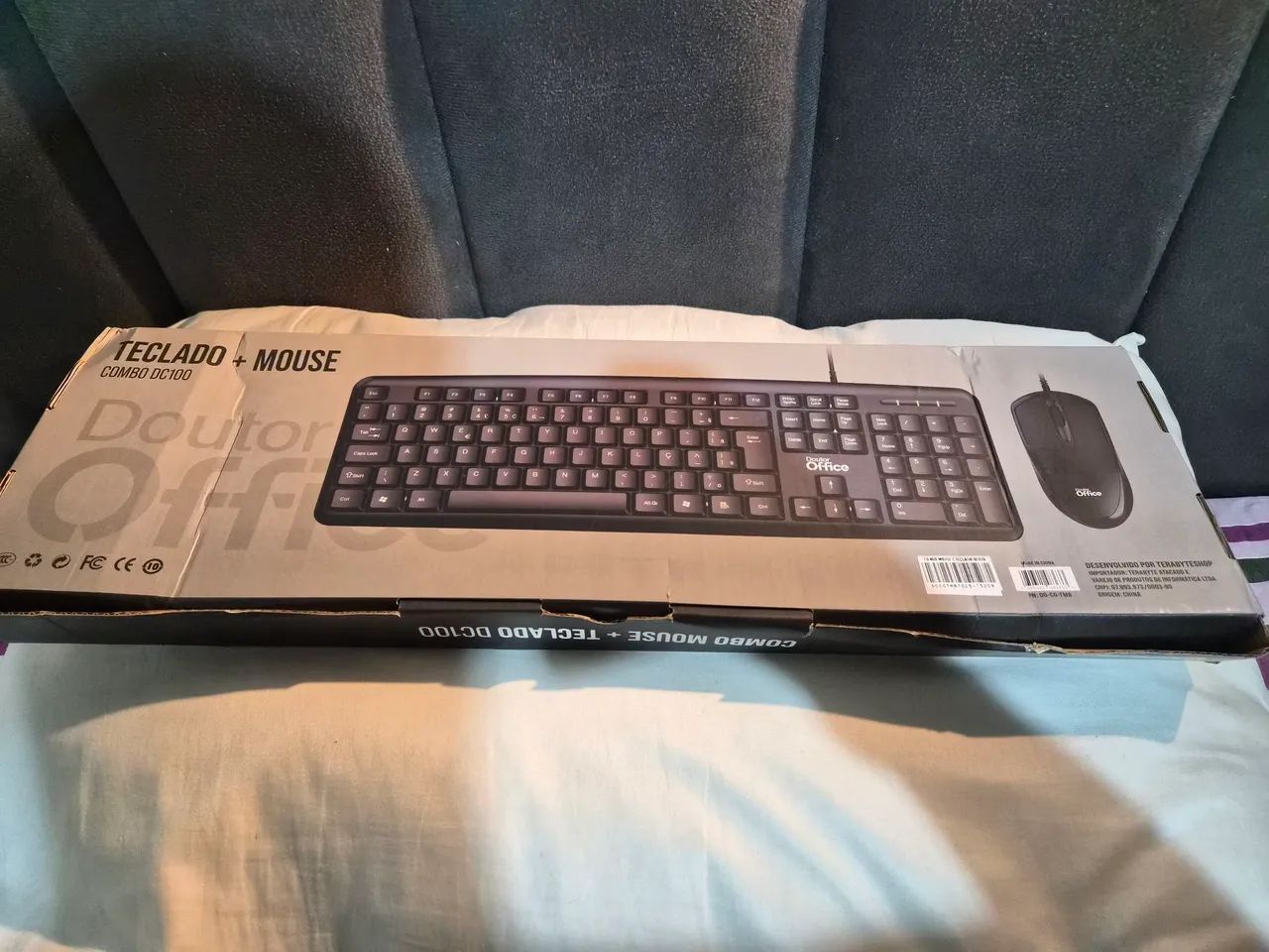 Kit Teclado e Mouse USB Doutor Office DC100 (Novo na Caixa / ABNT2) - Foto 3