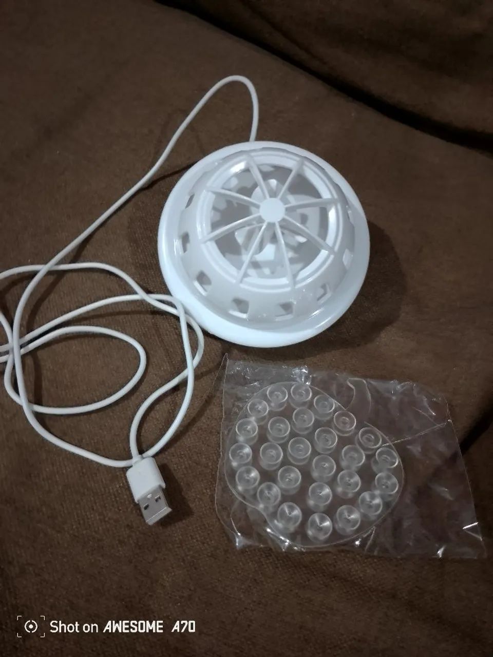 Mini lava roupa no balde USB. - Foto 4