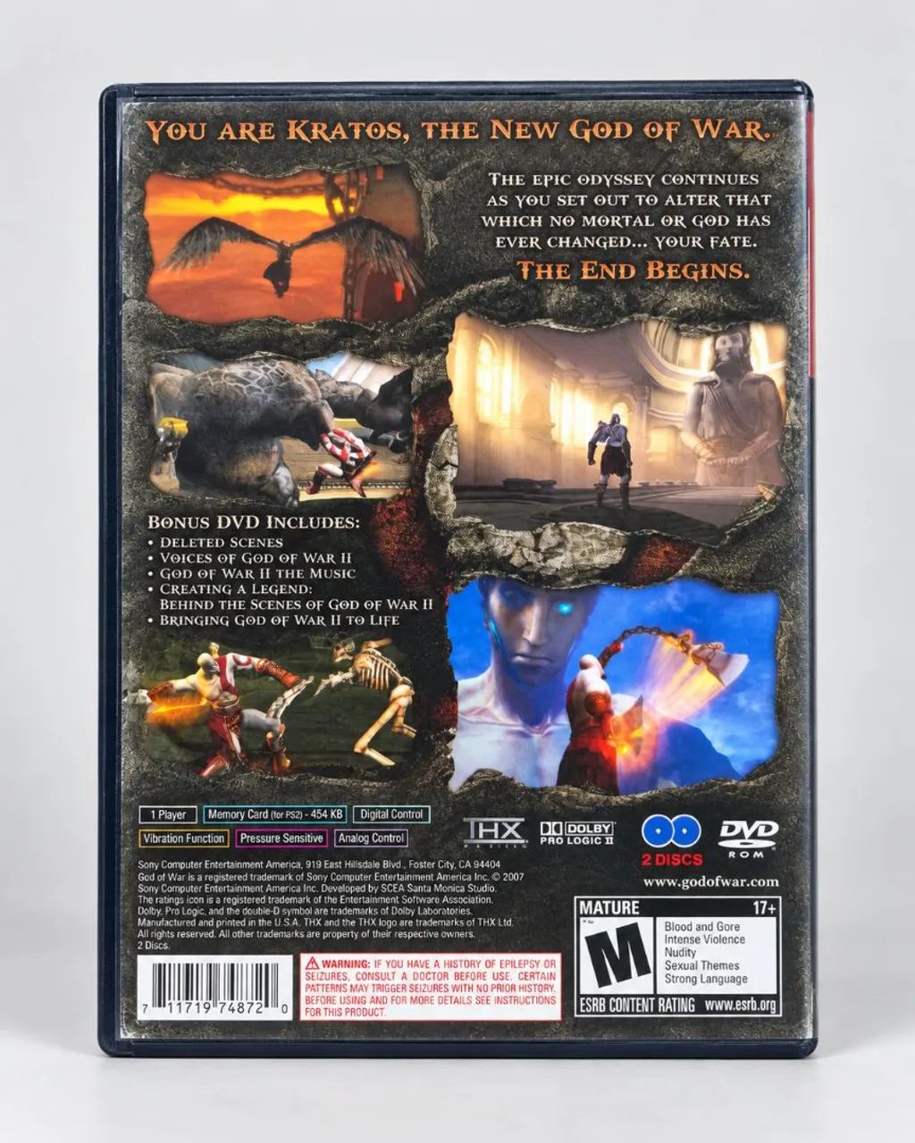 God of war 2 - PS2 COM 2 DISCOS - Foto 2