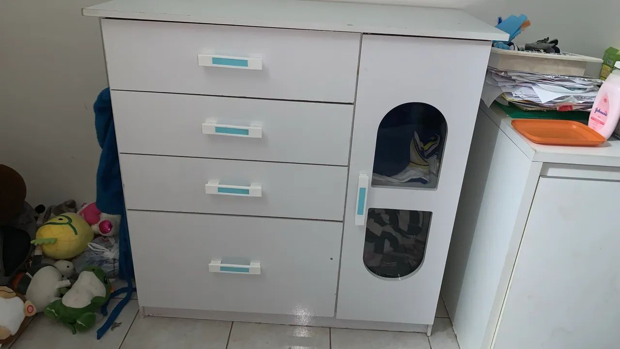 Comoda Infantil branca 