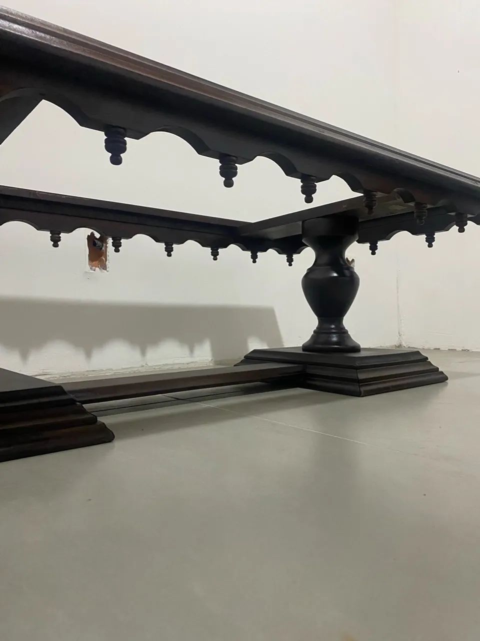Mesa de centro em madeira maciça década 70 - Foto 3