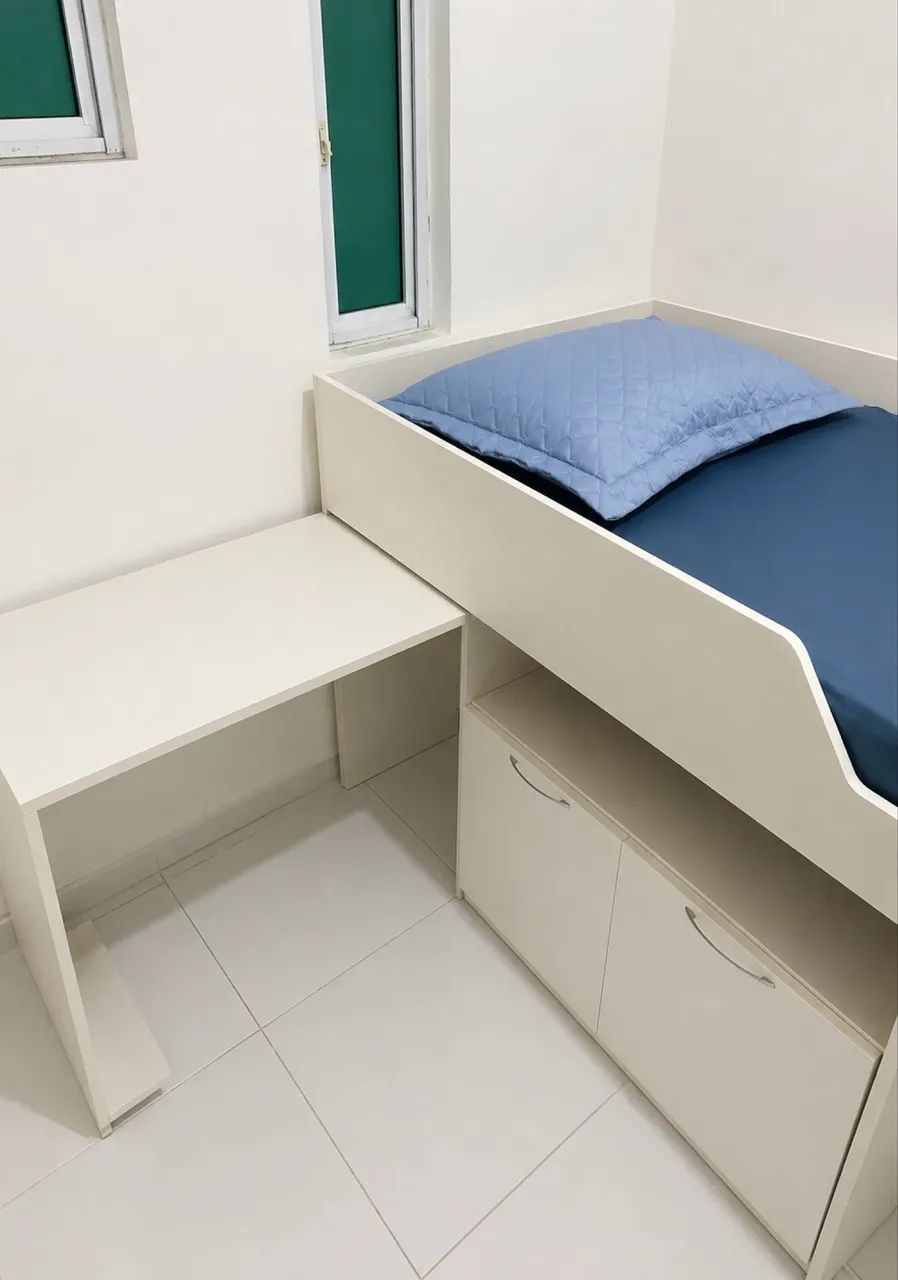 ? Cama Planejada com Mesa e Nichos  - Foto 5