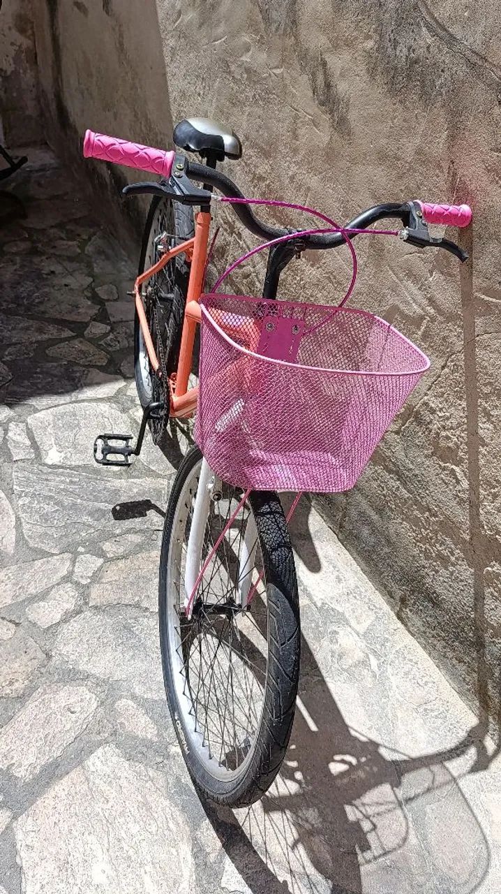 Bicicleta princesinha rosa  - Foto 3