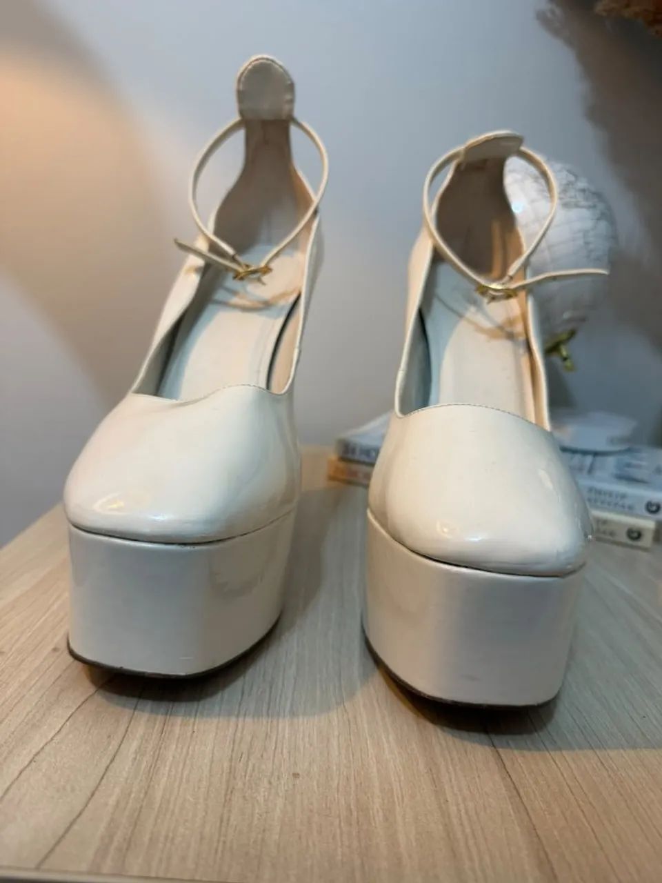 Sapato Arezzo Meia Pata Branco 39 - Foto 5