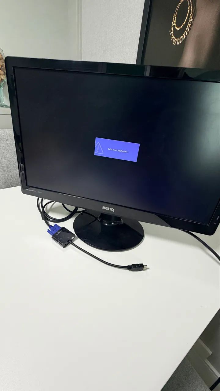 Monitor Benq 22 polegadas com adap hdmi  - Foto 3