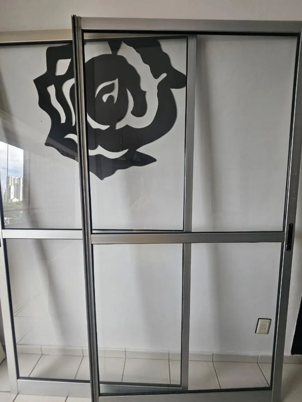 Porta em vidro pra terraço 