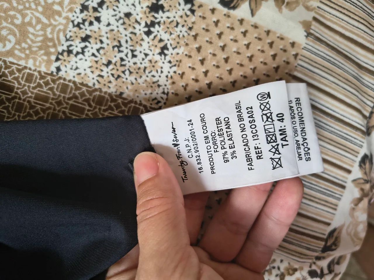 Saia de couro legítimo  - Foto 3