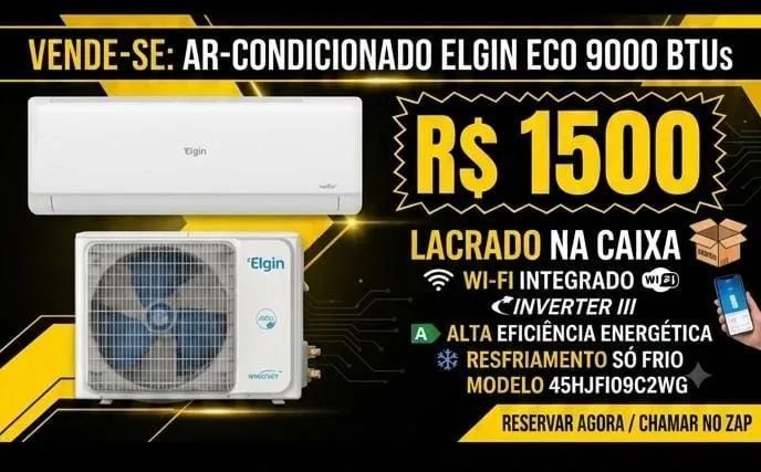 AR CONDICIONADO NA CAIXA