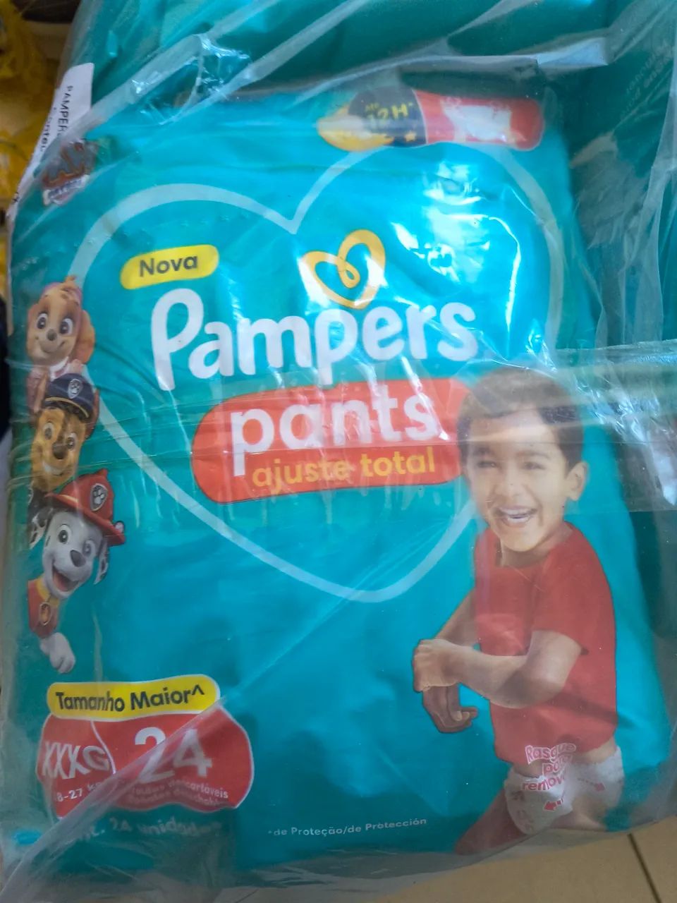 Fraldas Pampers xxxg com 24