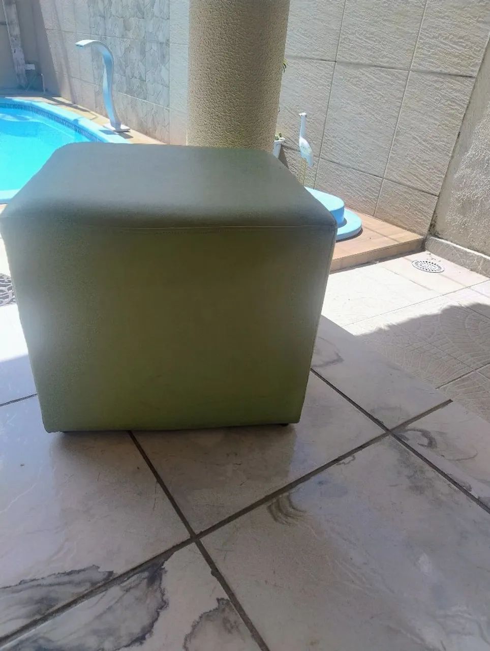 Puff grande verde  - Foto 3