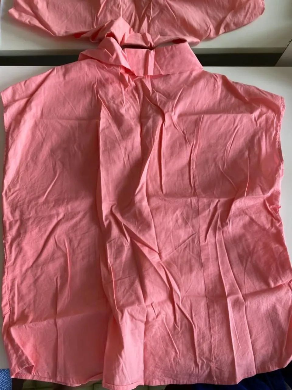 Blusa rosa de botão  - Foto 5