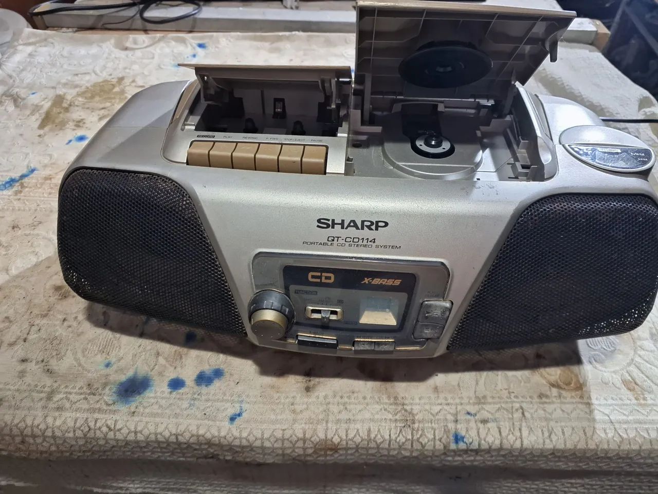 radio sharp .so funciona o rádio e o toca fitas  - Foto 4
